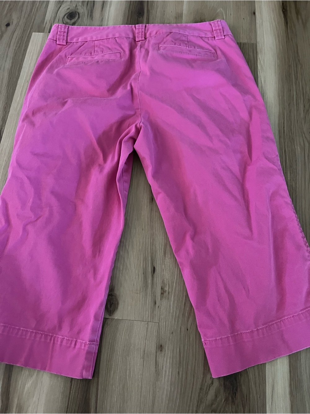 J.Crew Favorite Fit Stretch Pink Capris Size 12 - Picture 3 of 7
